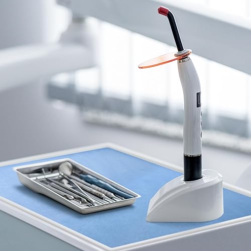 Miniatura 5 de JMU Envoltura de esterilización autoclave CSR de 12 x 12 pulgadas, 50 piezas SMMS no tejidas, esterilización con vapor y EO, almohadillas azules no