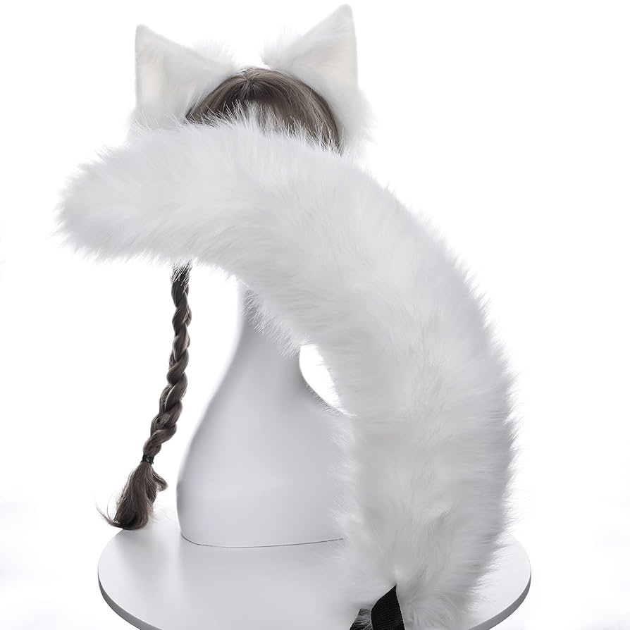Amazon.co.jp: [SENMHS] きつねみみ きつねしっぽ 狐 狐 狼 耳