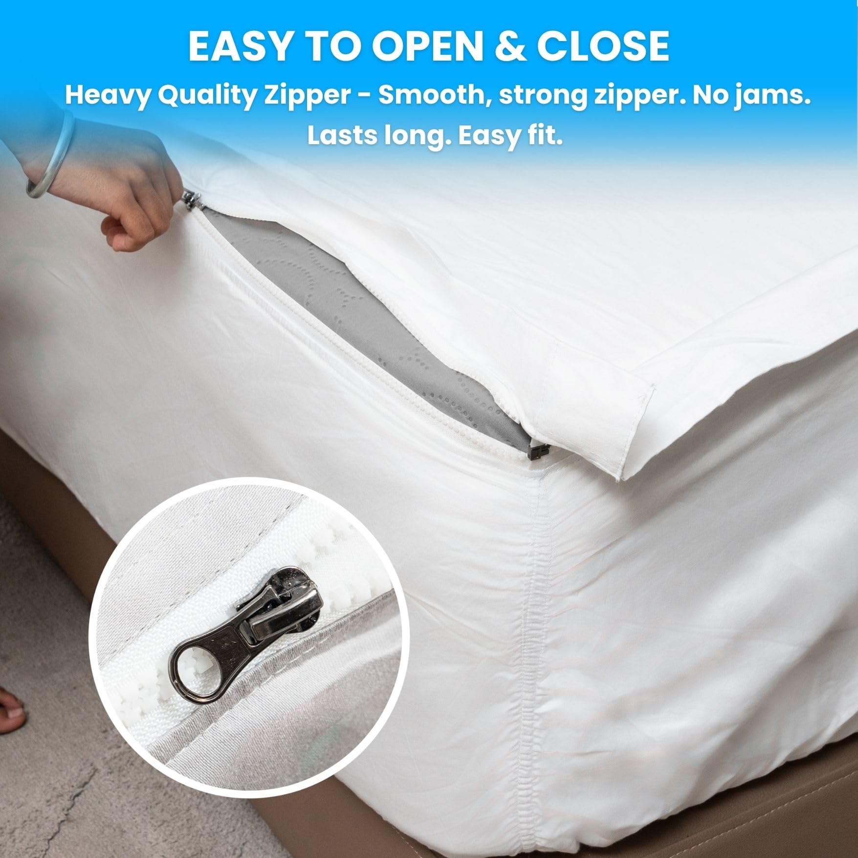 Amazon.com: Omnegon Zipper Fitted with Top Sheet - Includes 1 Base