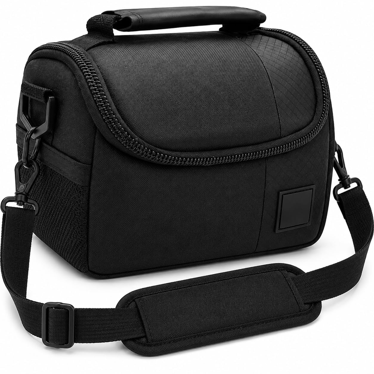 eCostConnection Small Padded Camera Bag with Shoulder Strap – Compact DSLR & Mirrorless Camera Carrying Case, Lightweight Protective Crossbody Case : Electronics