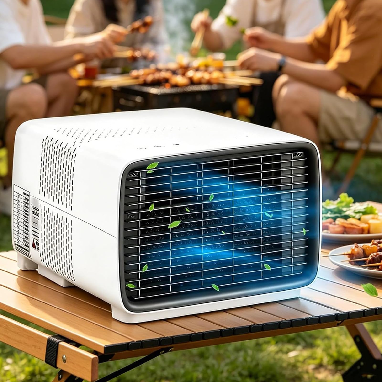 DDZJTPP Portable Air Conditioner Remote Control,Drain Function,Touch Panel,No Installation Required,Low Power Perfect 24 H Timer 45dB Quiet Lightweight for Tents Office Camping Outdoor Travel