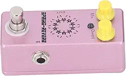 AYNEFY Pedal de Efeito de Guitarra Reverb de Mola, Liga de Alumínio, Melhora o Som Com Botões de Mixagem e Permanência, Perfeito para Músicos e Artistas