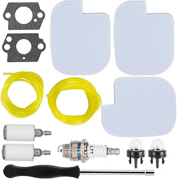 530057925 Air Filter Kit for Poulan P3314 P3816 P3416 P4018 PP3416 PP3516 PP3816 PP4018 PPB3416 PPB4018 PPB4218 S1970 Chainsaw Fuel Filter Fuel Hose Spark plug Air filter Kit
