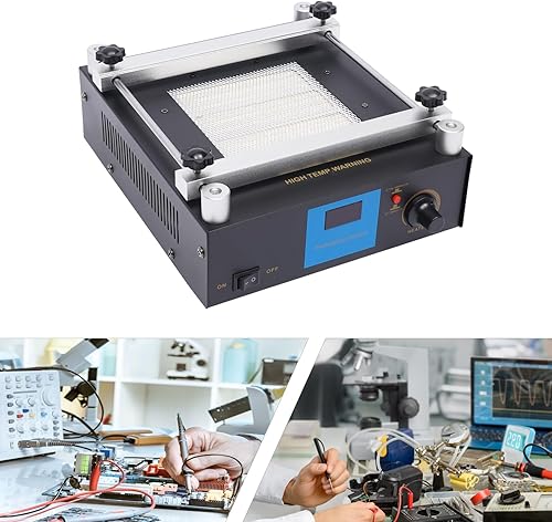 Miniatura 5 de 110V 600W SMD PCB Precalentador antiestático BGA Estación de retrabajo Estación de horno de precalentamiento In-frared Estación de precalentamiento