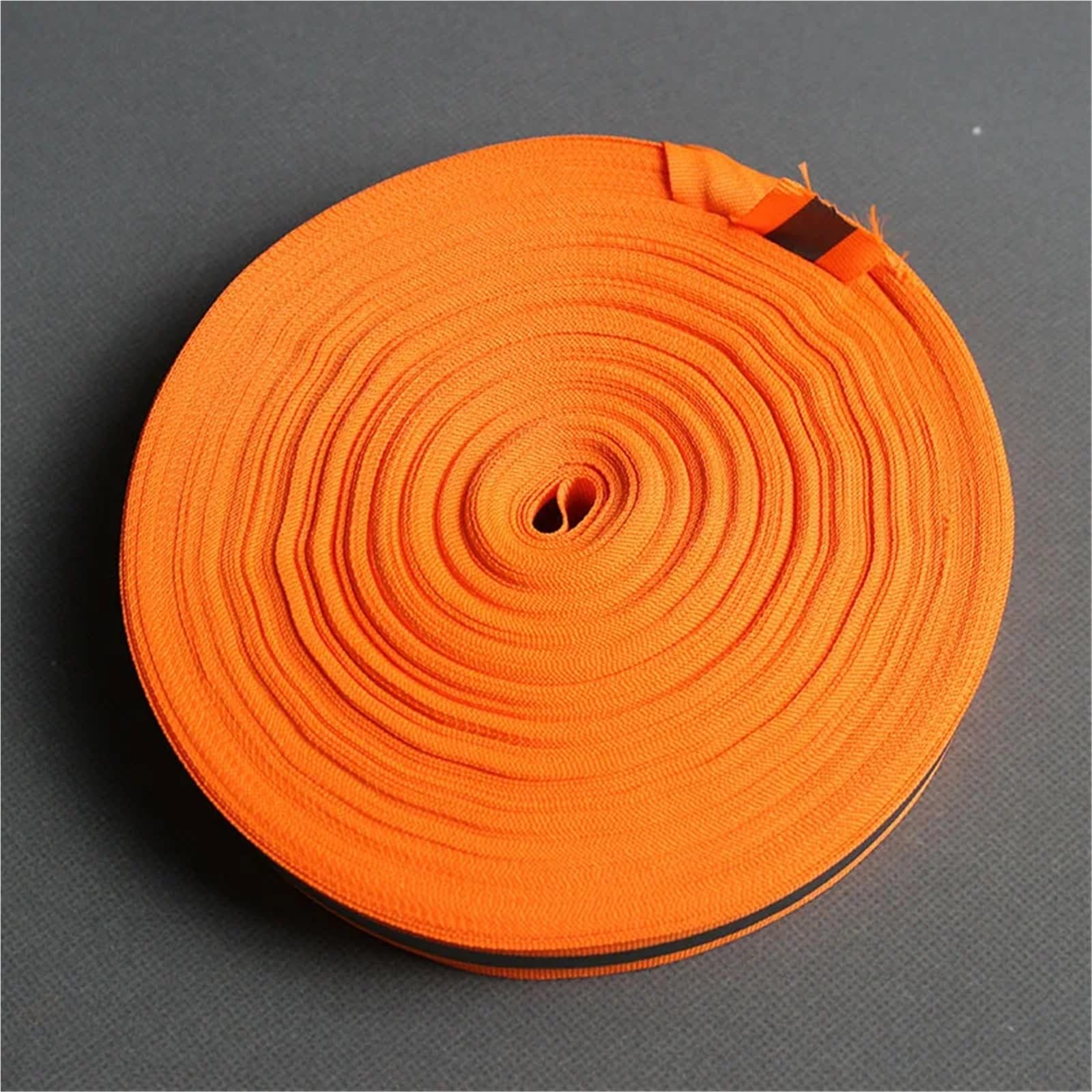 Brassard Réfléchissant Ruban en Tissu réfléchissant Fluorescent, 50 mètres, 2.5cm x 1cm de Largeur, Bande Sangle, Bordure tressée, Garniture Cousue sur Les Accessoires vêtement