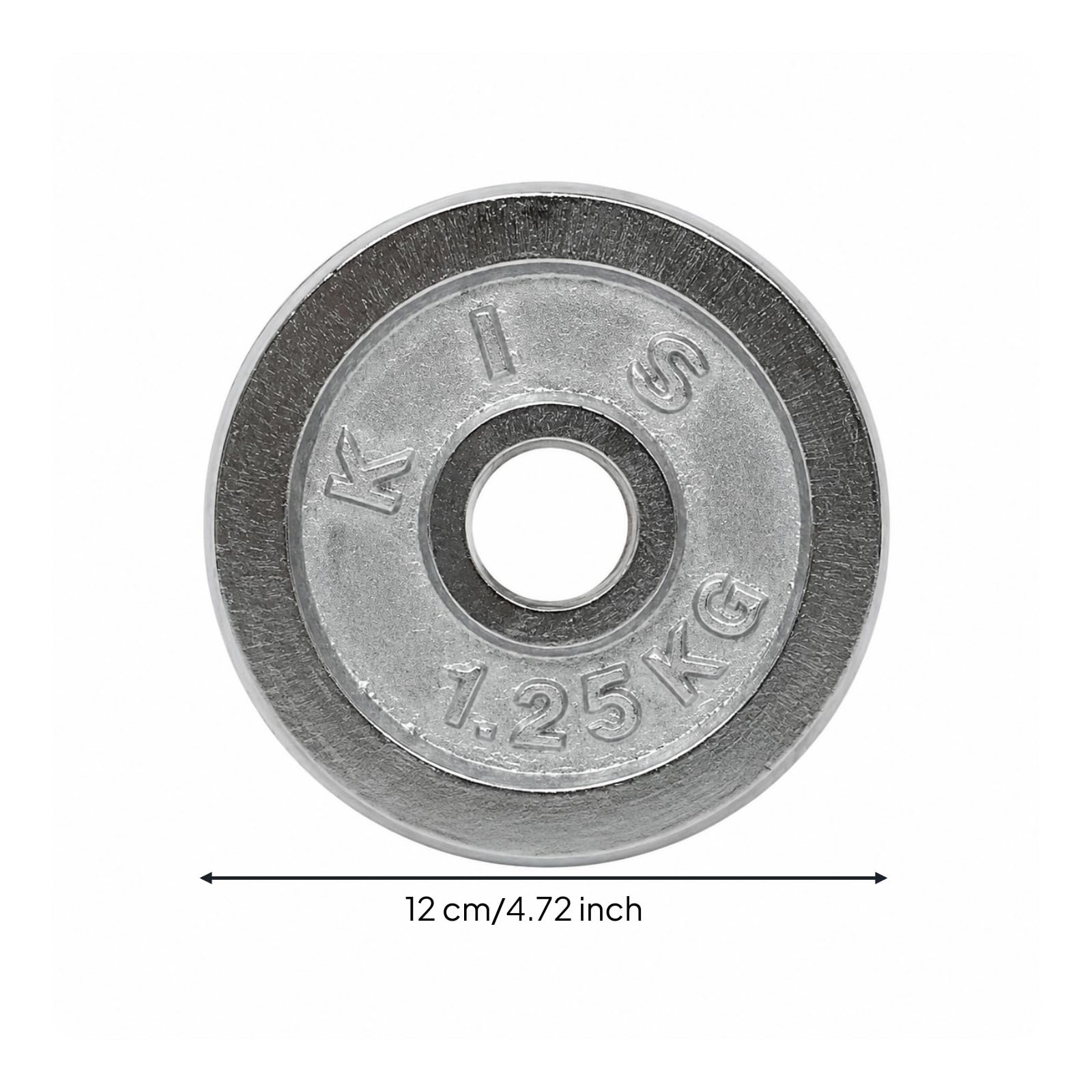 Ronyme Disco con Orificio 2.6 Cm Resisn | Carga Rápida y Sencilla, Disco Hierro Fundido, Sólido, para Gimnasio en Casa, Principians