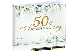 Patelai 50th Anniversary Guest Book - An Enduring Keepsake for an Unforgettable Celebration