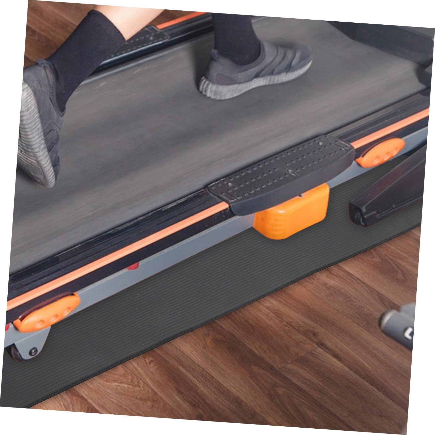 Hemobllo Alfombrilla para Cinta de Correr Nbr Negra, Protector de Suelo