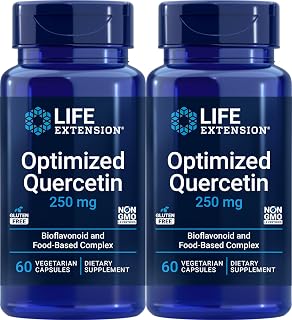 Life Extension Optimized Quercetin, 60 Vegetarian Capsules (Pack of 2)