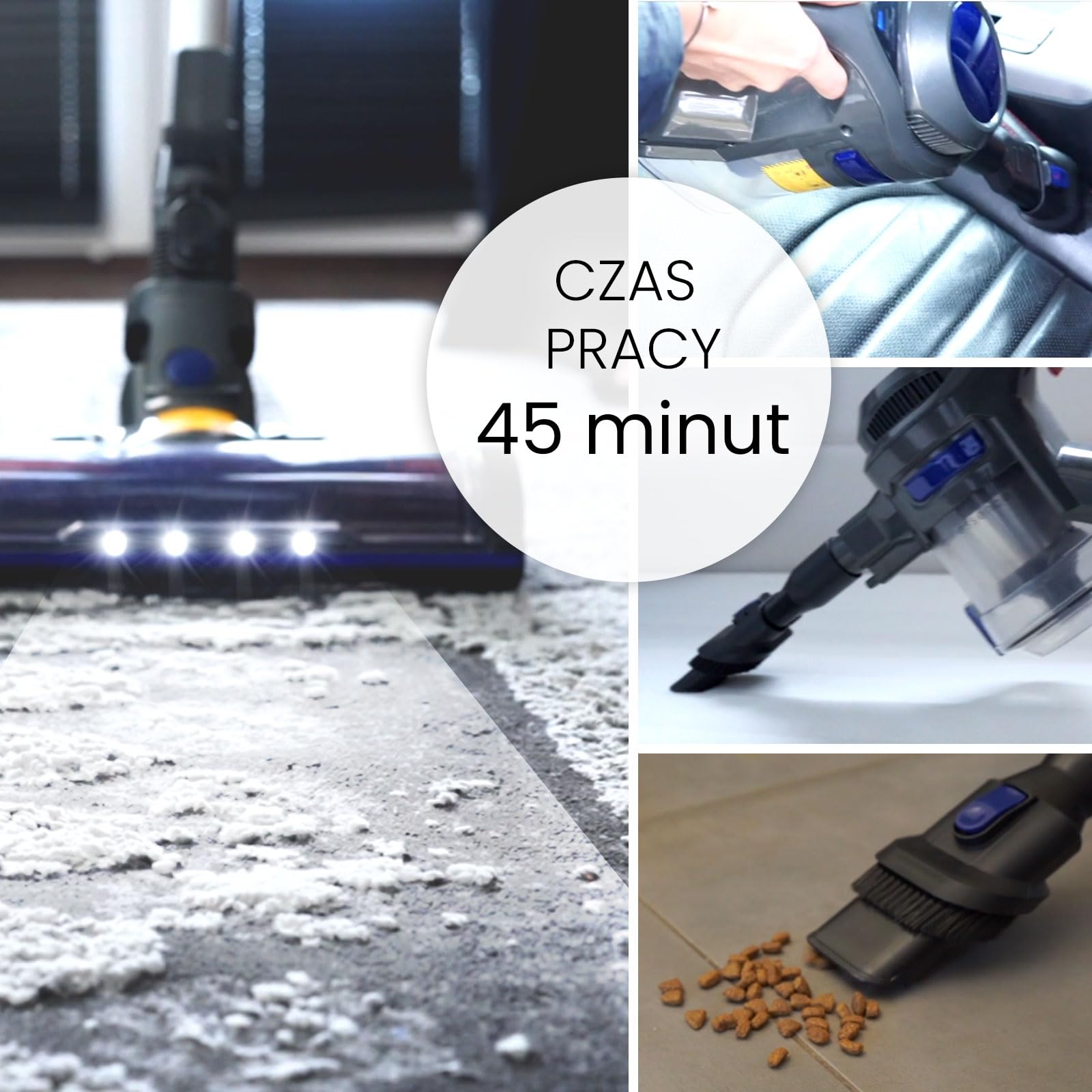 Odkurzacz Bezprzewodowy stojący Air Essence Bise Max 120AirWatt, czerwony, vacuum cleaner, technologia cyklonowa, Odkurzacz Pionowy, Technologia Honeycomb, Odkurzacz Samochodowy, Odkurzacz Bezworkowy