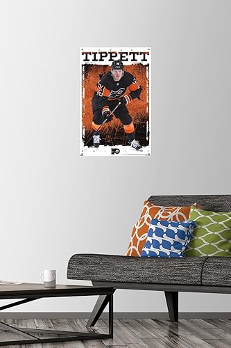 Miniatura 2 de Trends International NHL Philadelphia Flyers - Póster de pared Owen Tippett 23, 14.72 x 22.37 pulgadas, paquete de póster premium y alfiler