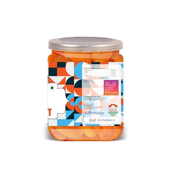 MR.MERCHANT Dried Apricot 300 Gram Airtight Container