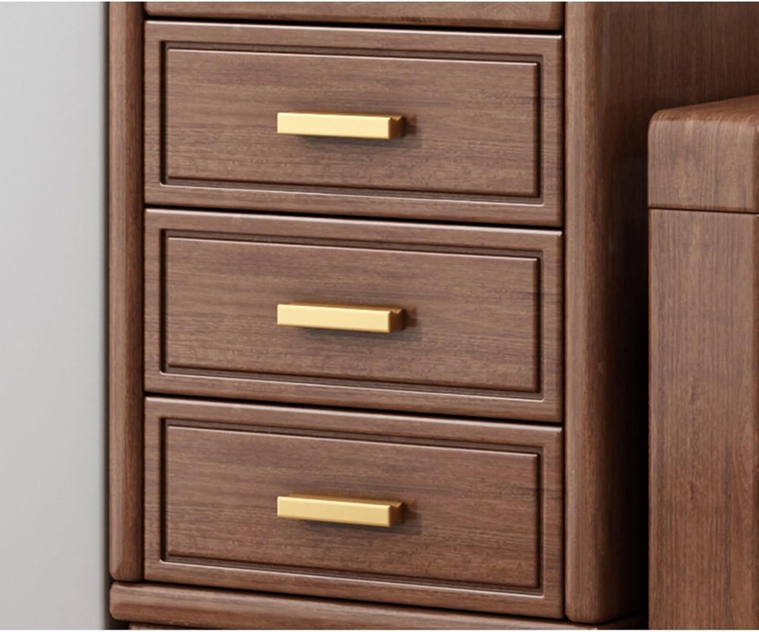 ソファサイドキャビネット 新中国スタイル 無垢材 ソファサイドボード ウォールナットサイドボード リビングルーム サイドテーブル コ