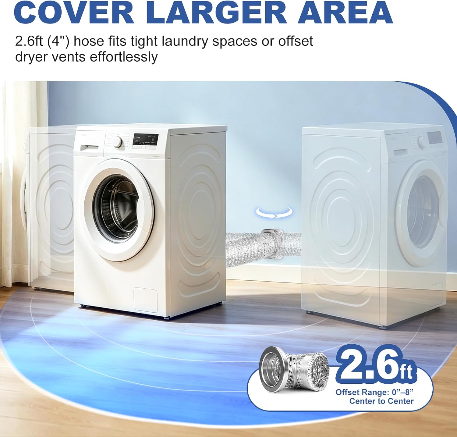 Magnetic Dryer Vent Coupling with Quick Connect & Self-Aligning Design