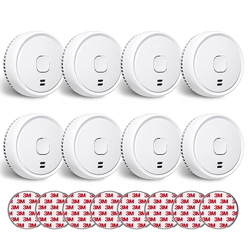 Ecoey Smoke Detector, Smoke Alarm with Advanced Photoelectric Technology, Fire
