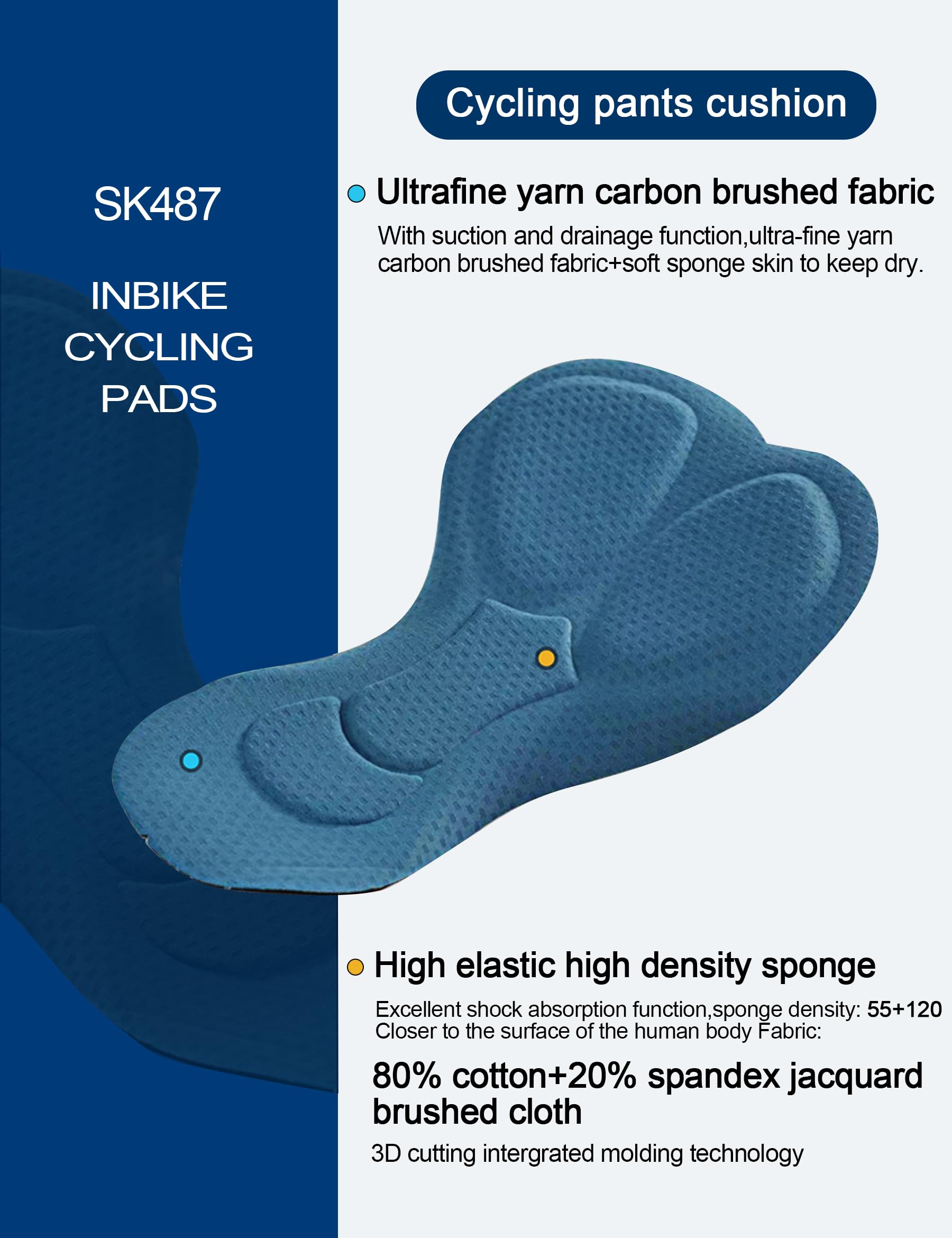 INBIKE Culotte Ciclismo Mujer Pantalones Corto Mochila Primavera Verano Nuevo Profesional Ciclismo Bicicleta Carretera Mountain Bike CX027
