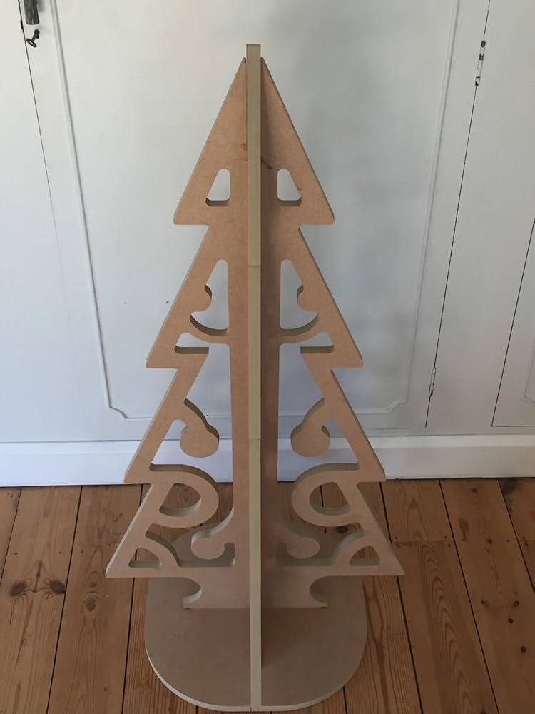 Wooden slot together christmas tree Clearance