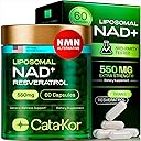 Liposomal NAD+ Supplement with Resveratrol – NMN Supplement Alternative – Third-Party Tested – Advanced NAD Resveratrol