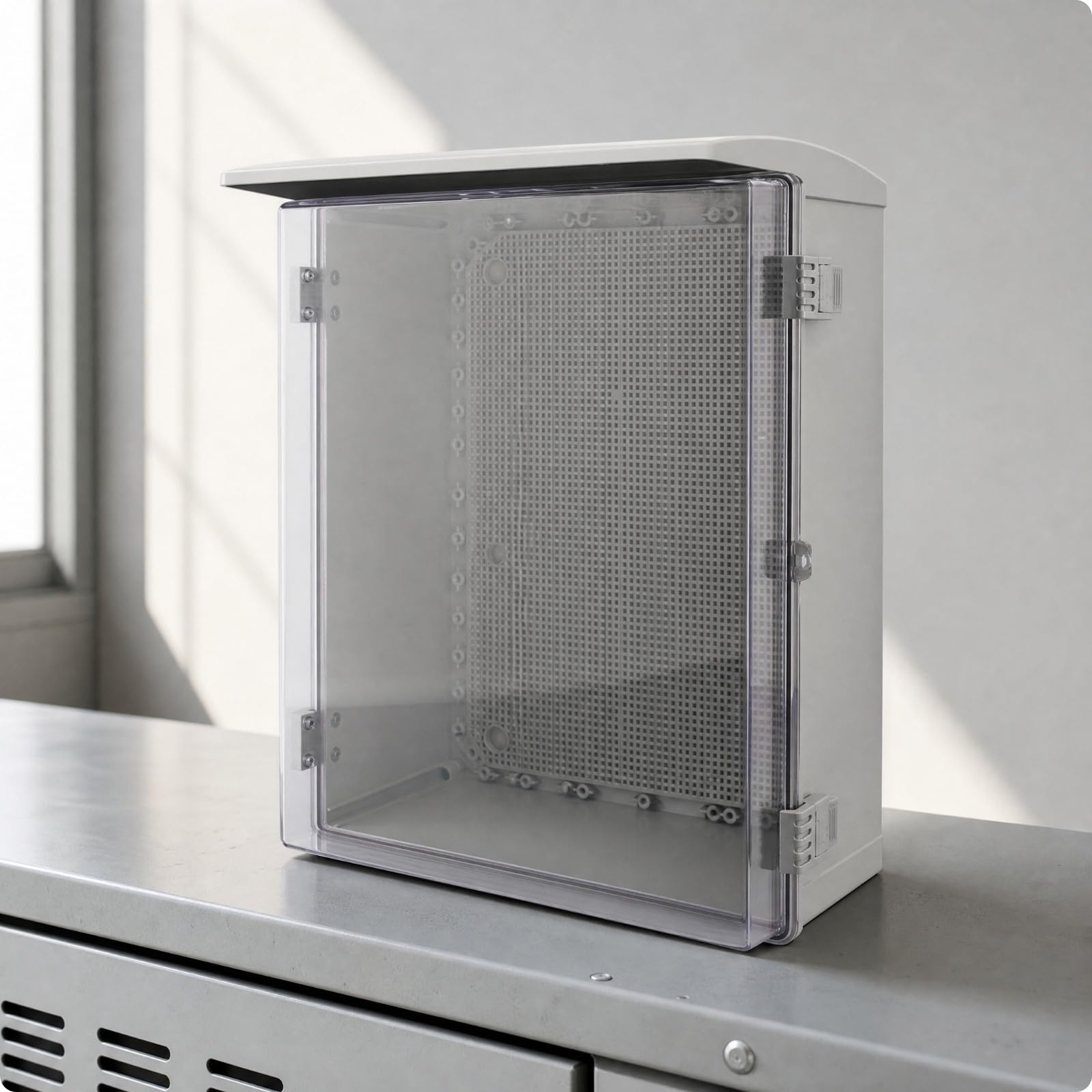 B Baosity Caja Estanca IP66 Plástico/PC Resisn Al Impacto Gabine Sellado para Electricistas, Talleres, Estilo A