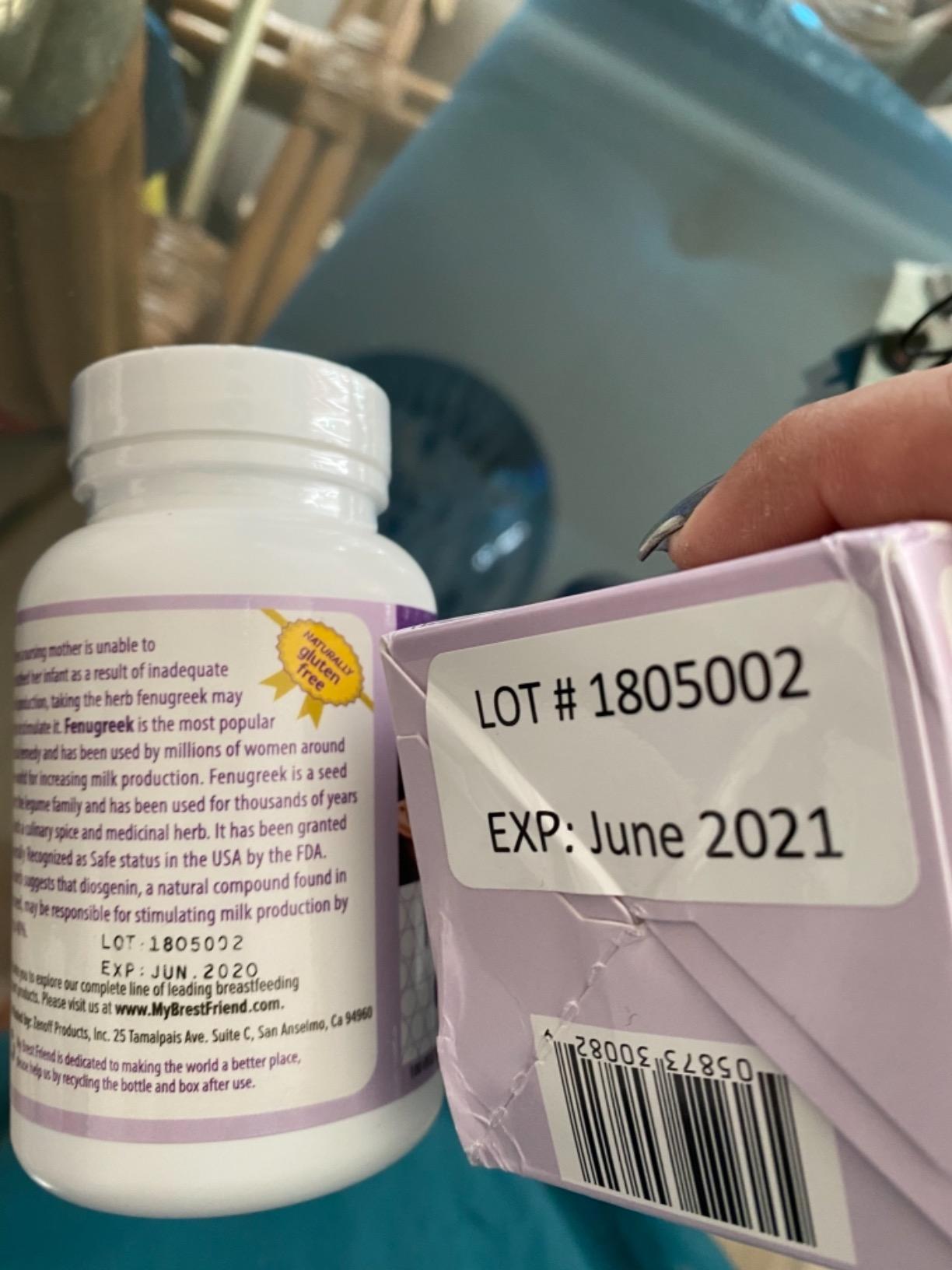 My Brest Friend Fenugreek Vegetarian Capsules, 100 Count