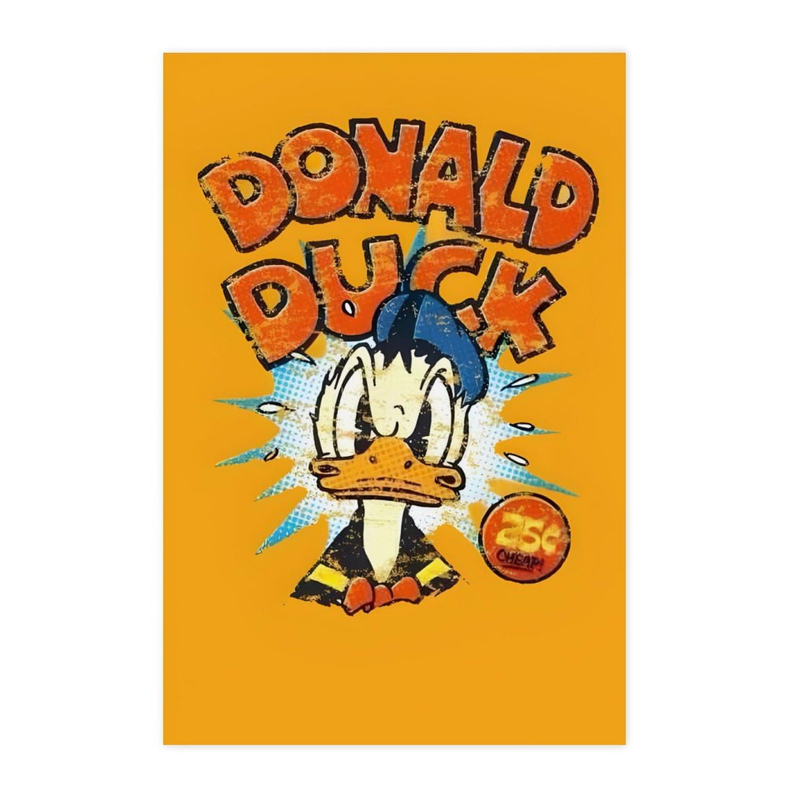 Amazon.co.jp: ドナルドダック ポスター 絵画 インテリア 壁紙用 壁紙