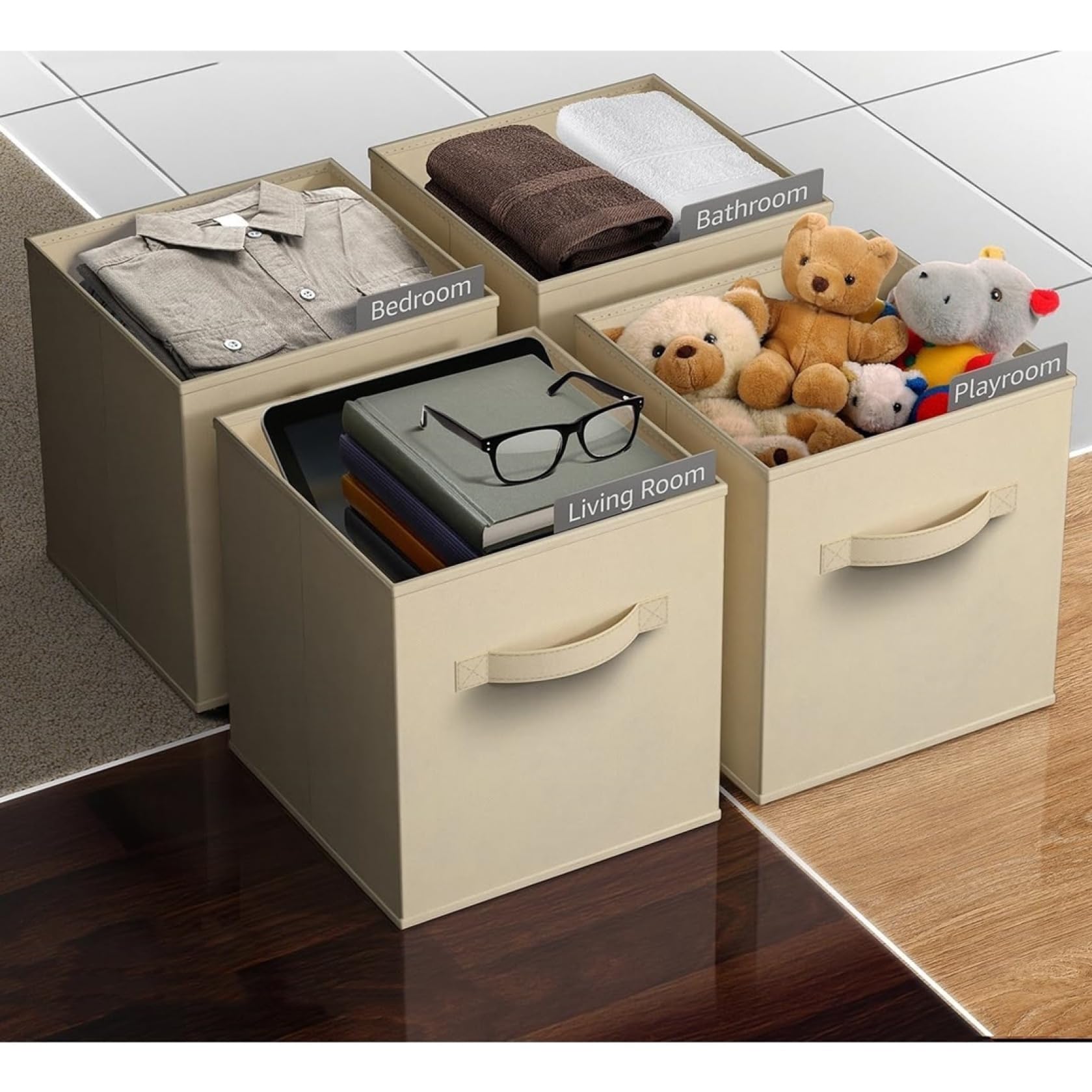 Amazon.co.jp: クローゼット 収納ボックス 33*38*33cm 収納キューブ