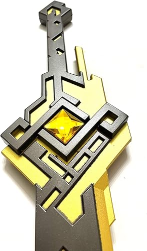 Miniatura 2 de Espada de espuma de fantasía de 40 pulgadas Summit Shaper Black & Gold de espuma de alta densidad para cosplay y colección Genshin Impact