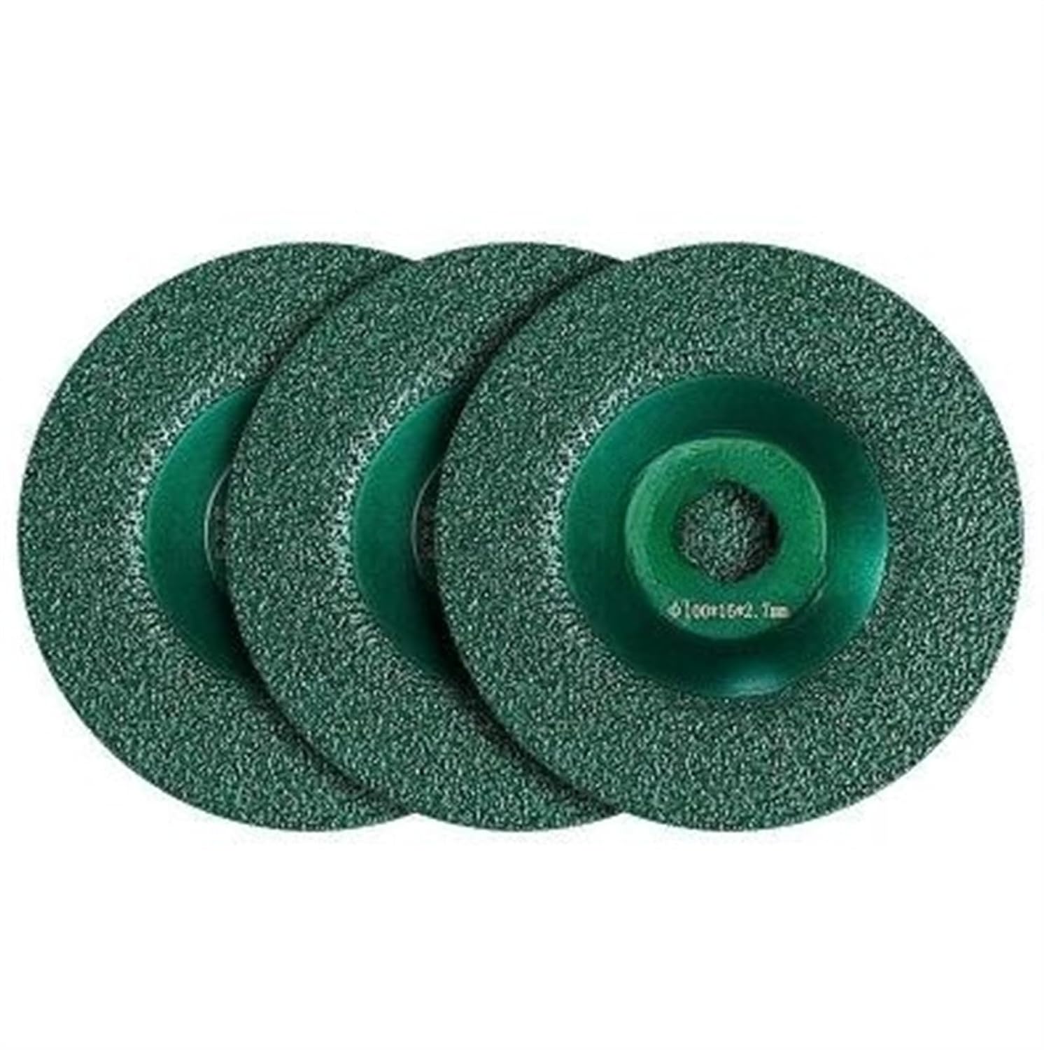 1pcs/2pcs/3pcs 100 * 16mm Vacuum Brazing Diamond Grinding Disc Thickening Silicon Carbide Grinding Wheel Cup Iron Stainless Steel Grinding Disc (Color : 3pcs, Size : A)