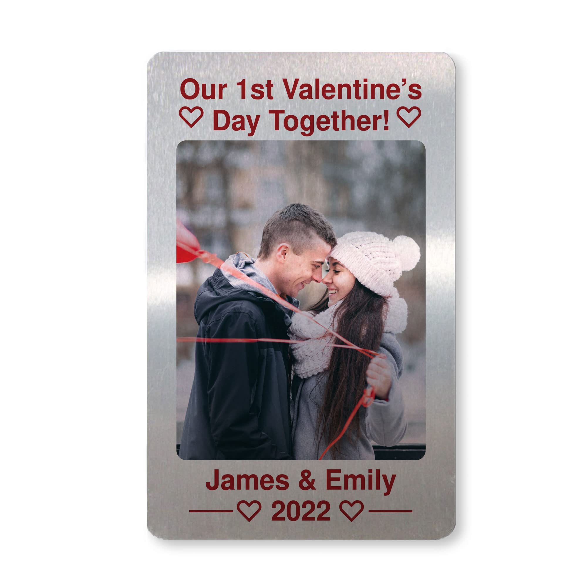 First Valentines Day Gift For Boyfriend Girlfriend Personalised Card Gift For Him Her
