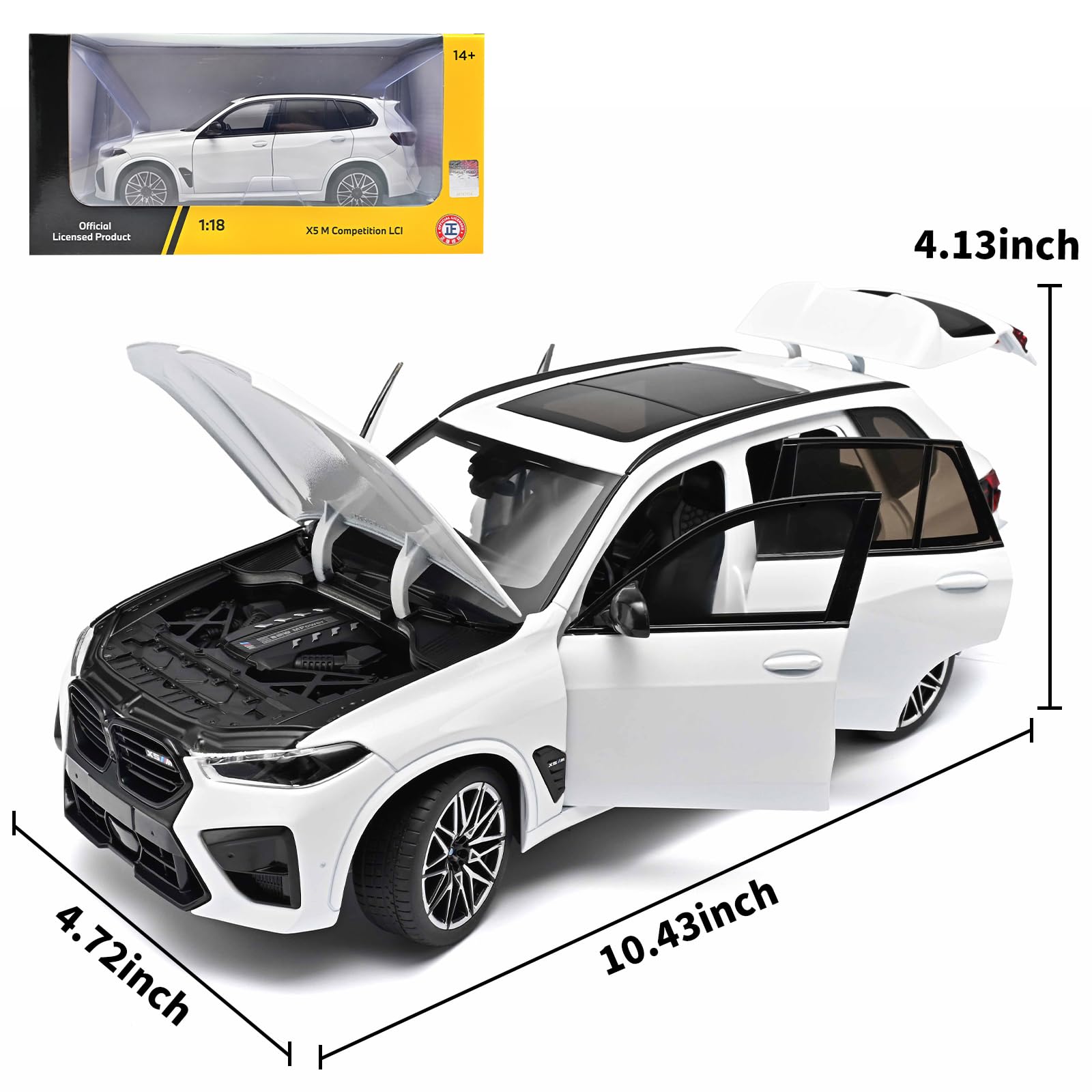Amazon.com: Compatible with BMW X5M Model Car for Adults, 1/18