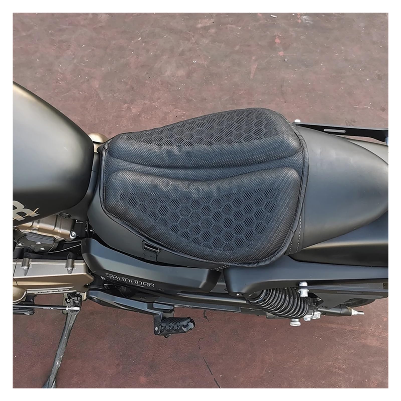 Cojín De Asiento De Motocicleta Impermeable con Diseño De Panal 3D Y Absorción De Impactos. Accesorios para Motocicleta. Asientos