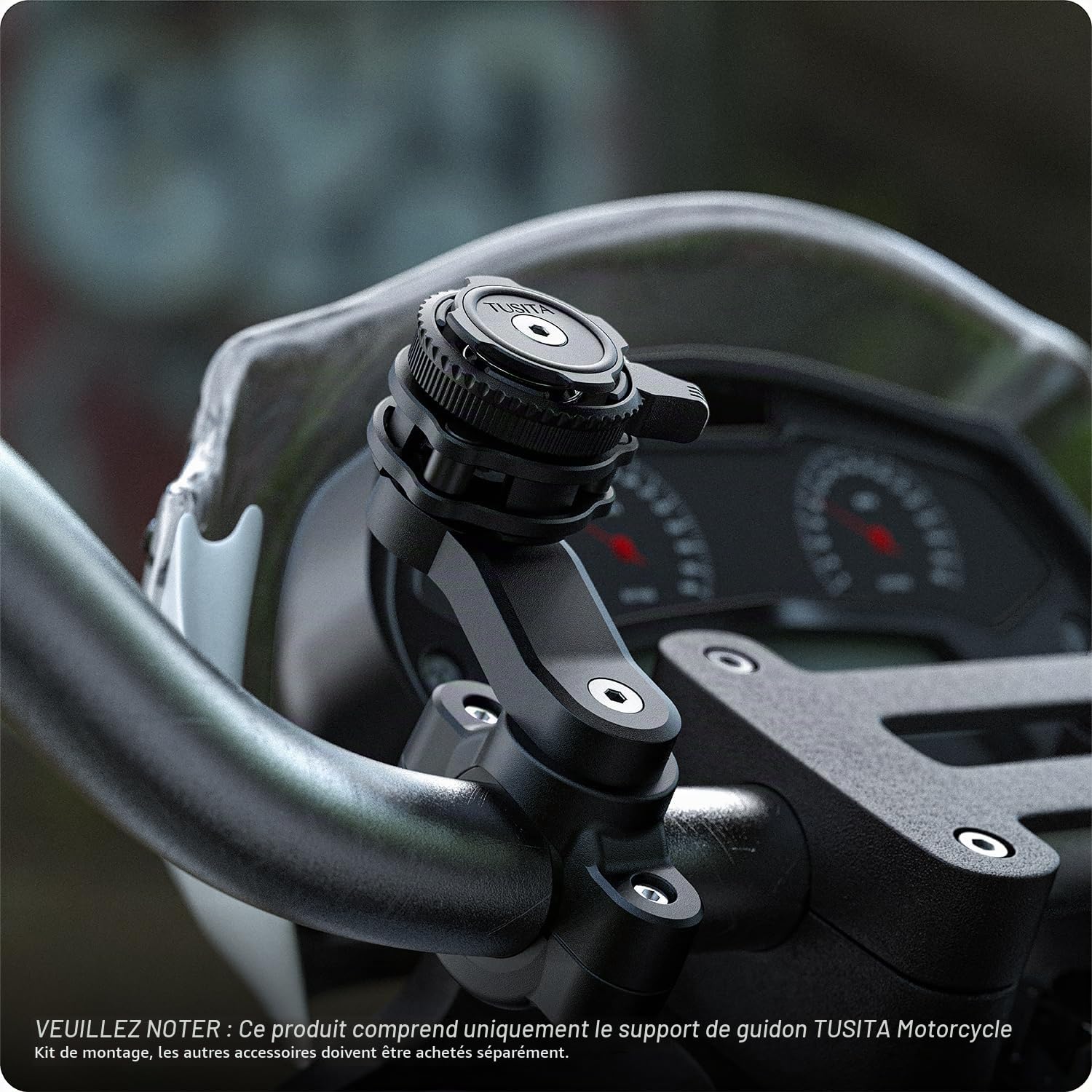 TUSITA Support Téléphone Moto Compatible avec Quad Lock Smartphone Coque