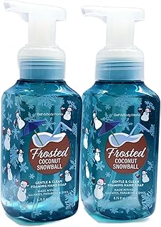 Bath and Body Works Gentle Foaming Hand Soap 8.75 Ounce 2-Pack (Frosted Cocount Snowball)