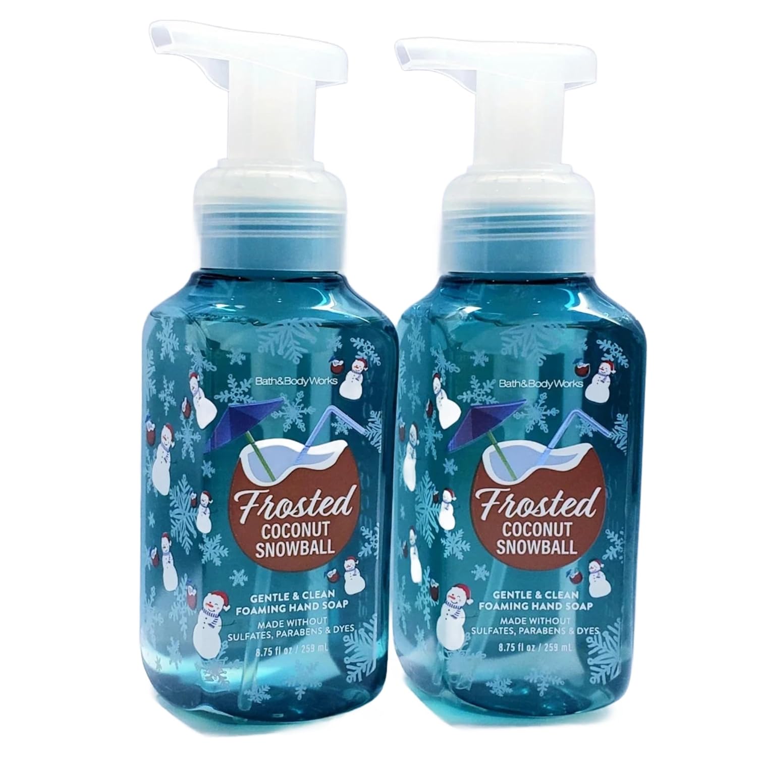 Bath and Body Works Gentle Foaming Hand Soap 8.75 Ounce 2-Pack (Coffee & Whiskey)
