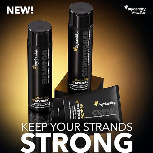 Miniatura 3 de #mydentity #MyHero - Acondicionador nutritivo, 10 onzas, ácido hialurónico, reduce el encrespamiento hasta 48 horas, protege la vibración del color