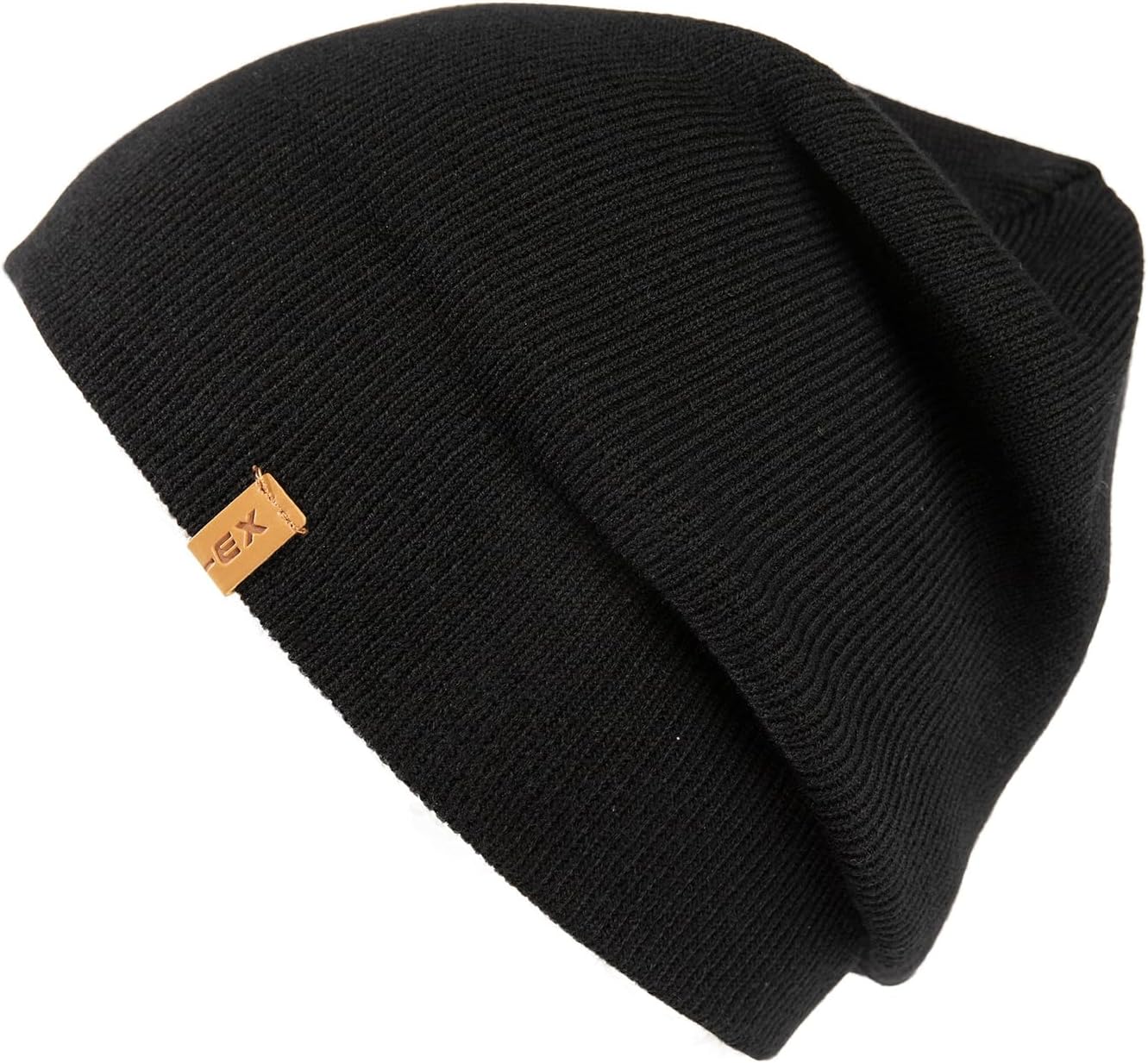 TOP-EX PolarWool™ Merino Wool Fisherman Beanie - Dual Layer Knit Hat with Two Styles for Large Heads - Image 4