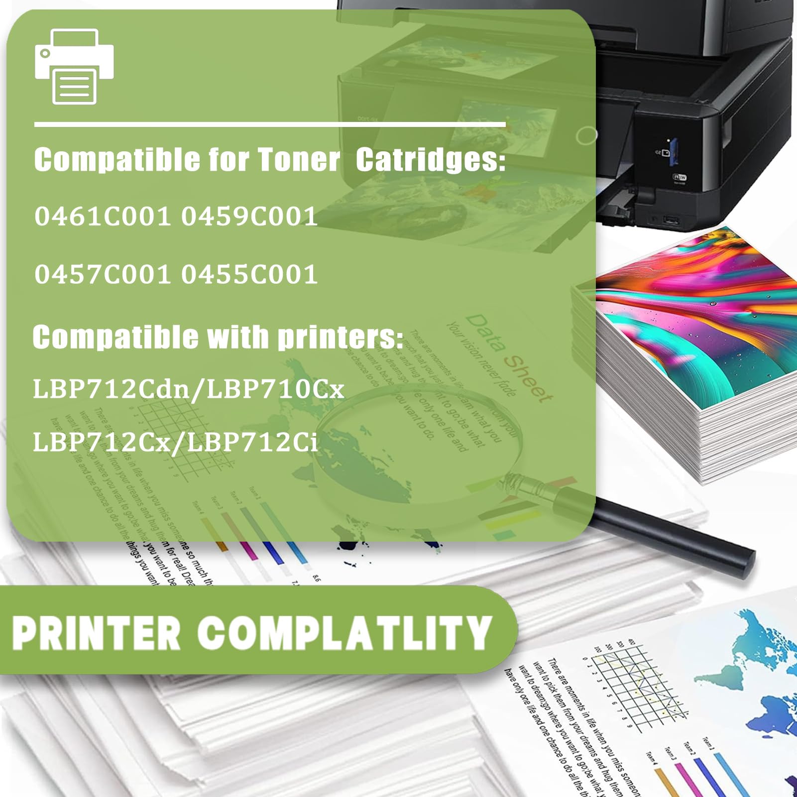 Amazon.com: CRG040H Toner Cartridge Compatible for Canon 040H CRG