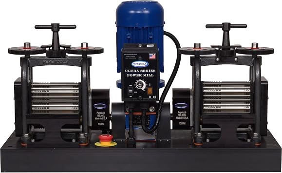 PepeTools Ultra Power Electric Double Combination Mills 130mm, MADE IN THE USA