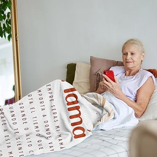 Miniatura 3 de Regalos para mamá, manta de regalos para mamá de 60 x 50 pulgadas, regalos para mamá en español, feliz cumpleaños mamá, regalos para mamá mexicana,