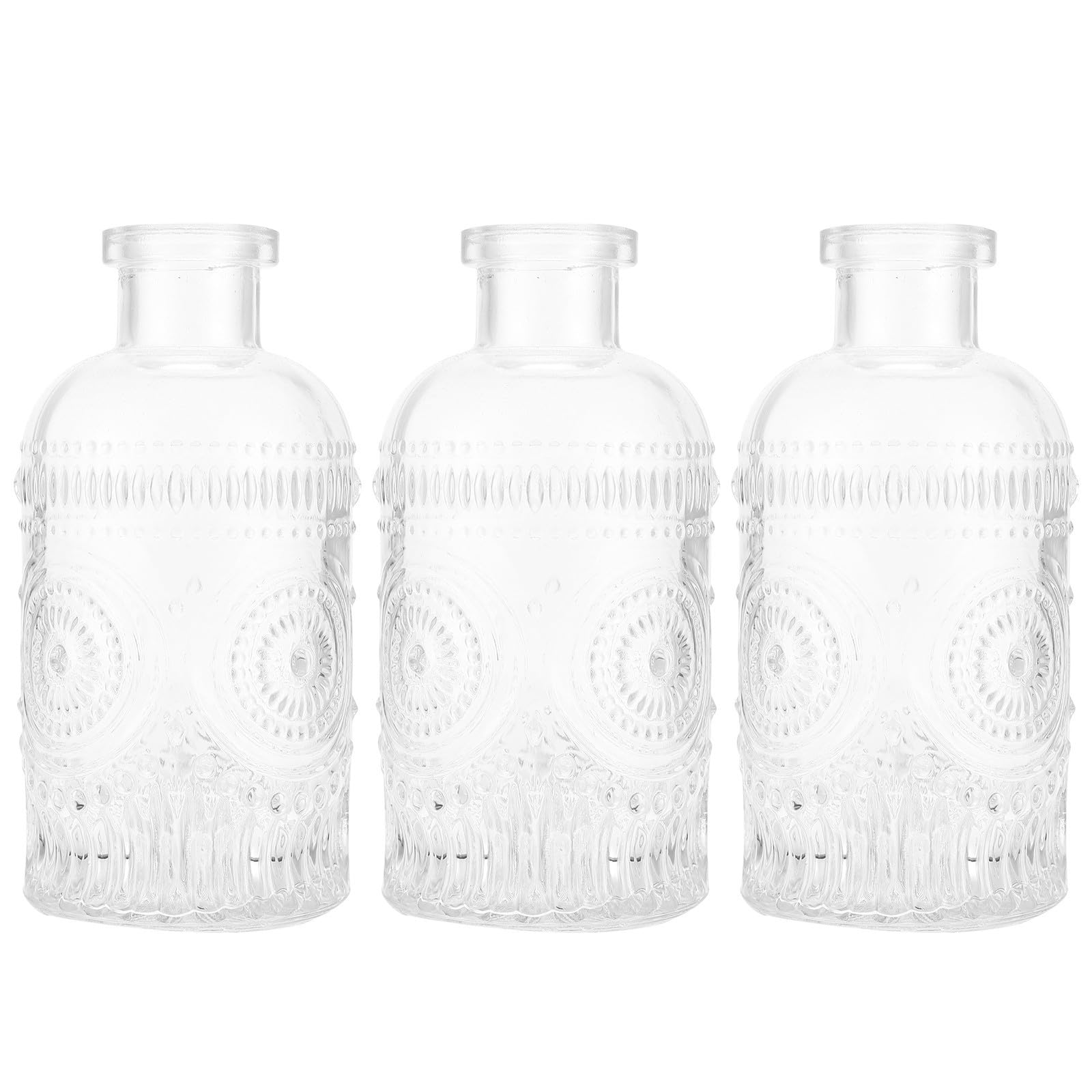 Jarrones de cristal decorativos para centros de mesa de bodas y eventos vintage