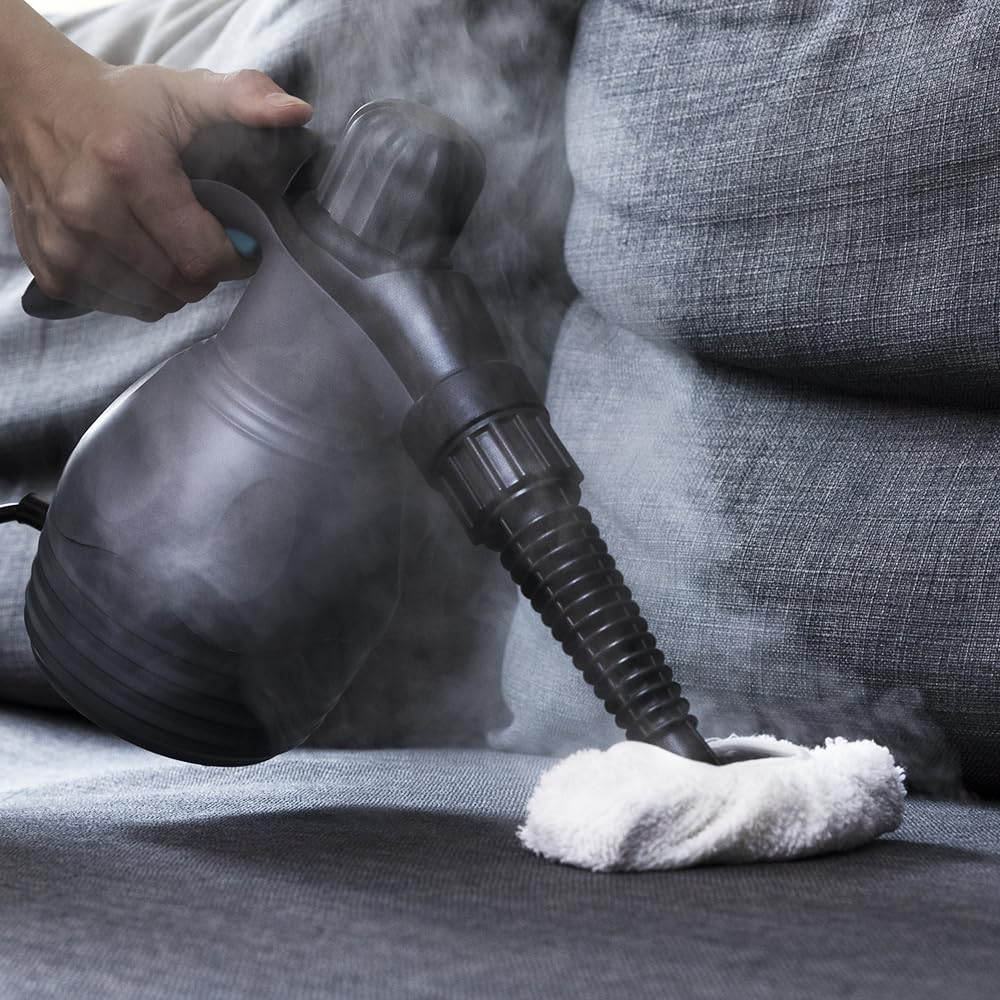 Cecotec Limpiador de Vapor con Cable - Vaporeta HydroSteam 1030 X-Treme. 1000W, 3 Bares de Presión, Caudal de Vapor 30g/min, Limpia y Desinfecta, Acabados Perfectos, Depósito 350ml, 9 Accesorios - 3