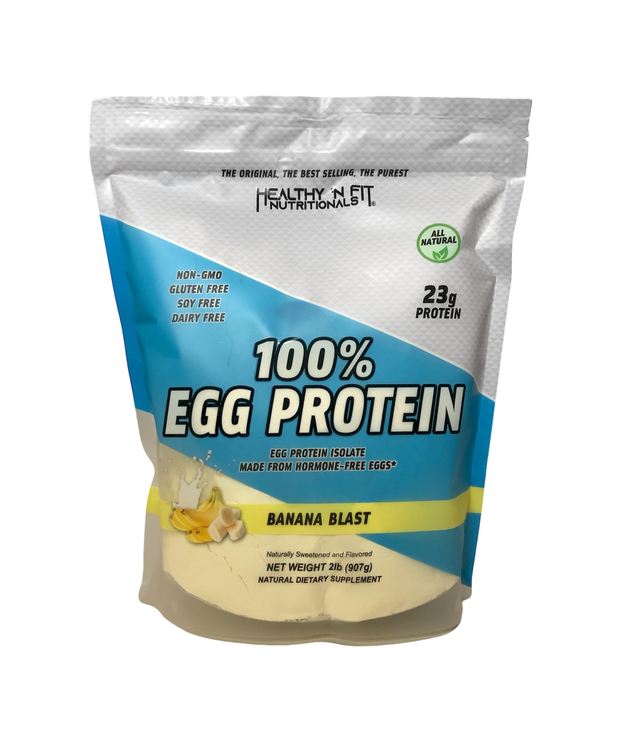 Healthy 'N Fit Egg White Protein PLUS Natural Peptides Supplement