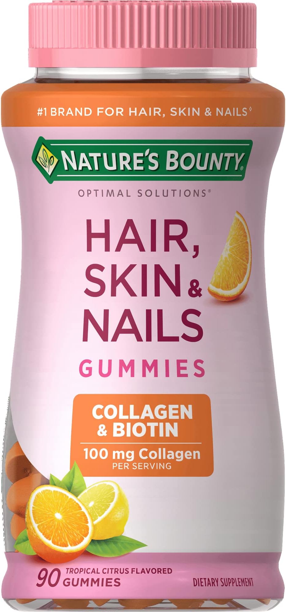 YHN Hair Skin and Nails with Collagen and Biotin, Gummies, 90 Ct