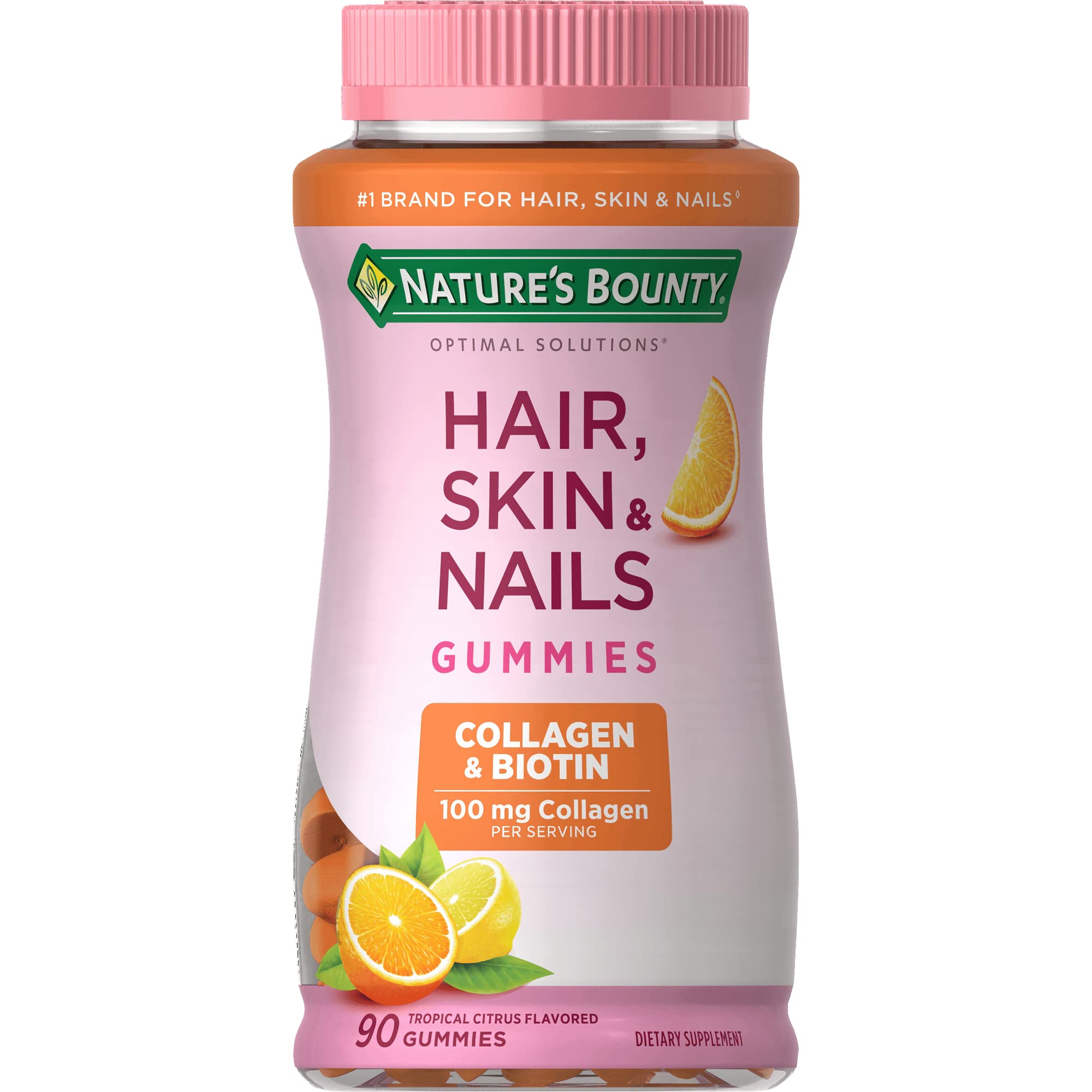 YHN Hair Skin and Nails with Collagen and Biotin, Gummies, 90 Ct