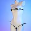 Goth Micro Bikini String Mini Bathing Suit Tiny Thong Swimsuit Swimwear