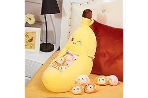 Premium Bag of Plushies: Banana, Carrot, and Dinosaur