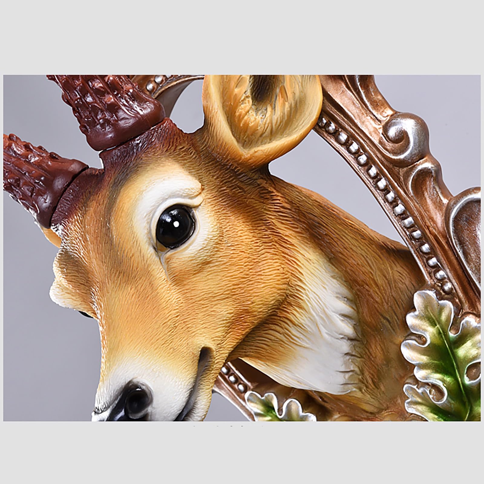 Amazon.com: KAXLDHH Deer Head Resin Faux Deer Antlers Taxidermy