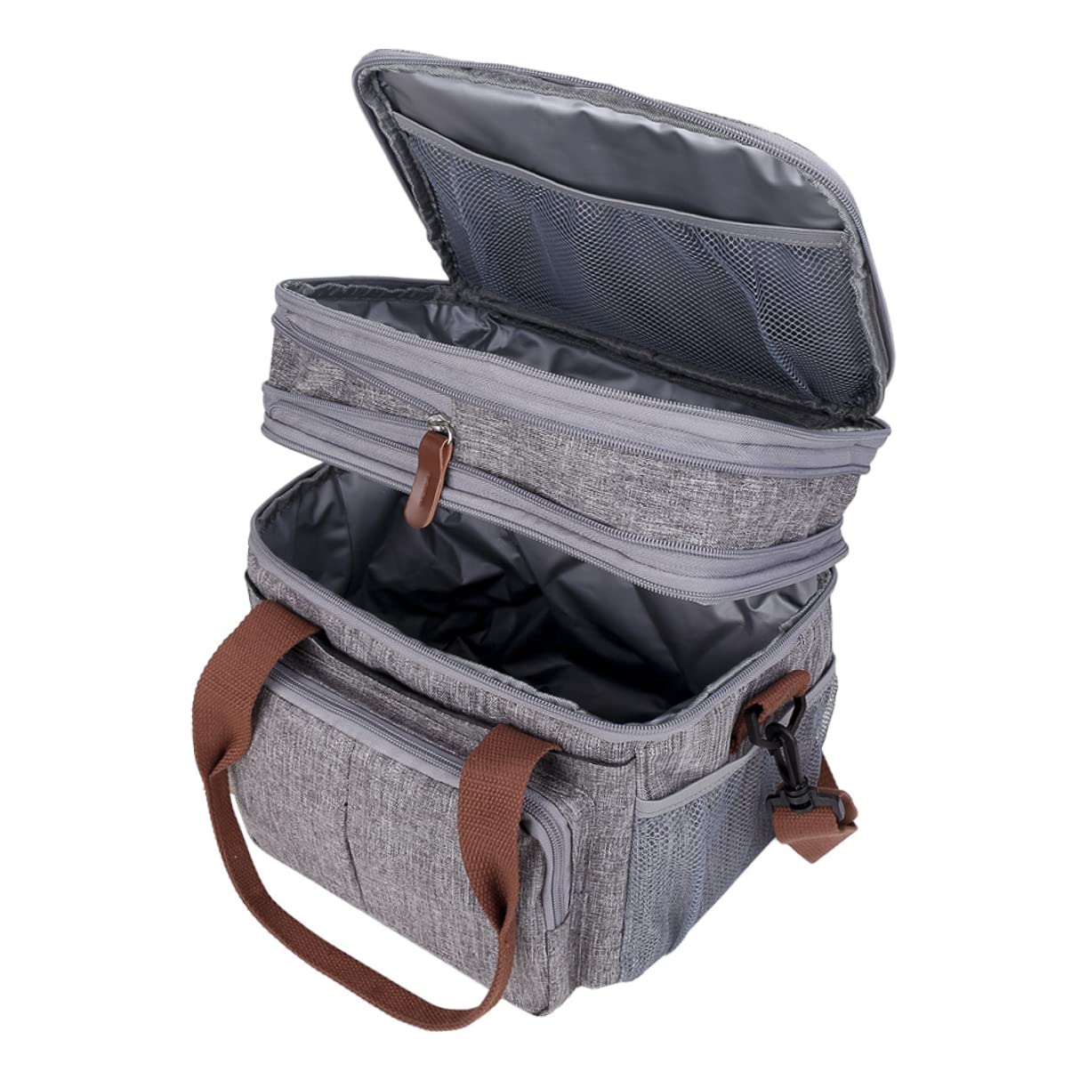 Cabilock Wasserdichte Lunch-tasche Mit Großem Fassungsvermögen Wärmeisolierend Bento-tasche Für Lunchboxen Und Getränke Leicht Zu Transportieren