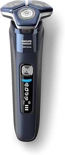Vista 17 de Philips Norelco Shaver 7800, afeitadora eléctrica recargable en seco y húmedo con tecnología SenseIQ, cápsula de limpieza rápida, soporte de carga