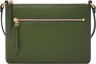 Fossil Women's Harper Leather Small Flap Crossbody Purse Handbag for Women